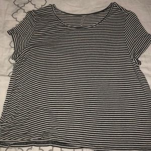 A black and white striped shirt.